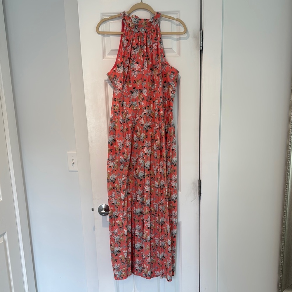 J. Crew Liberty Fabric wide leg jumpsuit